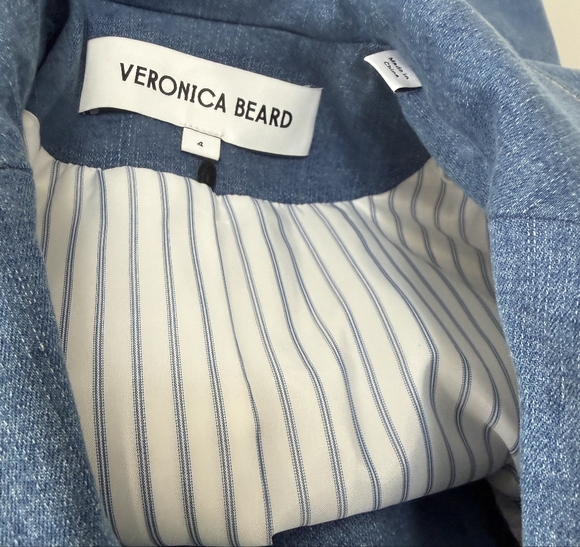 Veronica Beard Randy Denim Dickey Jacket - Picture 14 of 16